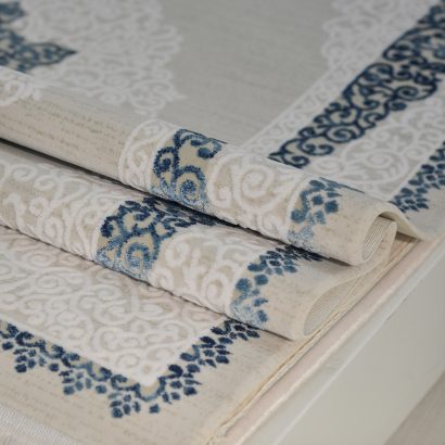 Woolen Halı Bamboo 1001 Mavi