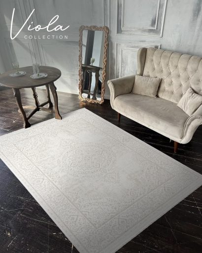 Woolen Halı Viola 3402 Krem