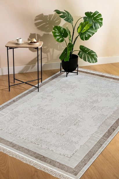 Woolen Halı Deluxe 6507 Kahve